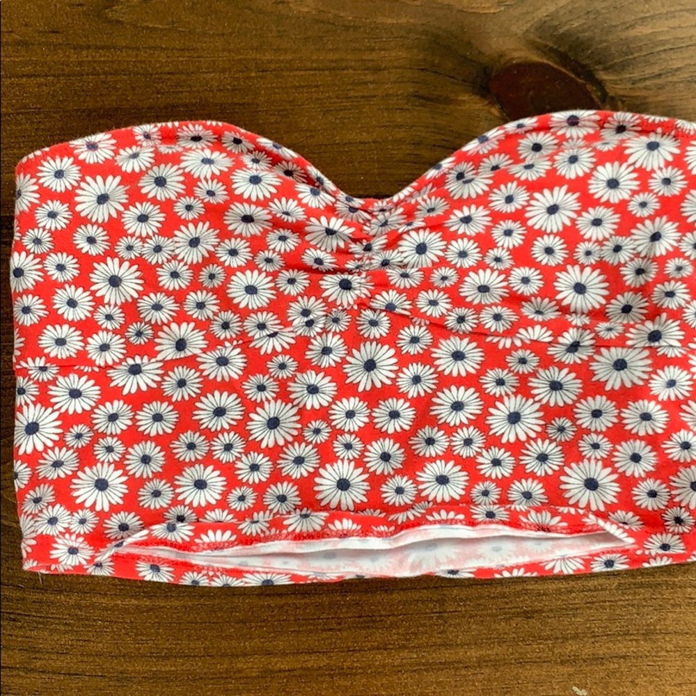 Floral tube top